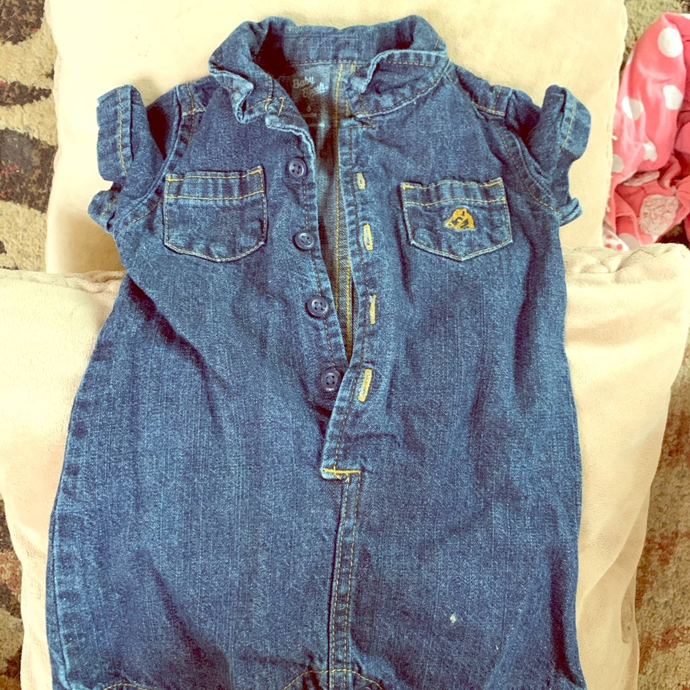 Baby Bgosh denim ROMPER!